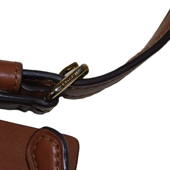 Coach Varsity Stripe Leather Crossbody Bag - Picture 9 of 15